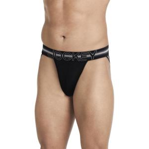 Jockey Sport Men’s Underwear Stability Pouch Microfiber Jock Strap(Black)