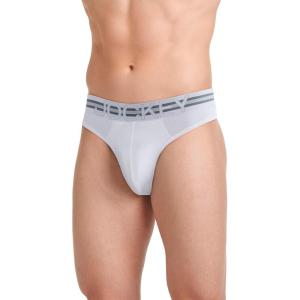 Jockey Sport Men’s Underwear Stability Pouch Microfiber Thong(Diamond White)