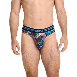 Jockey Sport Men’s Underwear Stability Pouch Microfiber Thong(Elemental)