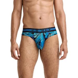 Jockey Sport Men’s Underwear Stability Pouch Microfiber Thong(Viscous Vapor)