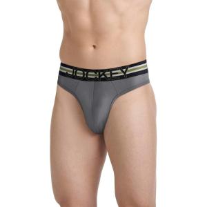 Jockey Sport Men’s Underwear Stability Pouch Microfiber Thong(Vulcan)