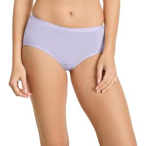 Jockey Underwear Women Hipster – Worry Free Cotton Stretch, Moderate Absorbency, Period Underwear for Women(Violet Veil)