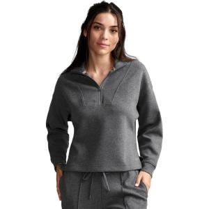 Jockey Women’s Activewear EVERACTIVE 1/2 Zip Pullover(Slate Heather)