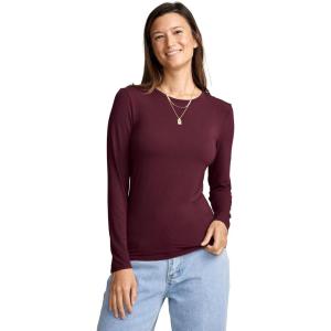 Jockey Women’s Activewear Supersoft Long Sleeve Top(Black Currant)