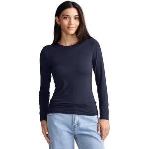 Jockey Women’s Activewear Supersoft Long Sleeve Top(Jockey Blue)