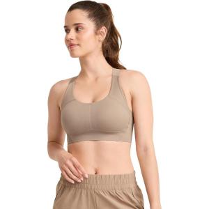 Jockey Women’s Bra Contour Hold Mid Impact Racerback Sports Bra(Beachwood)