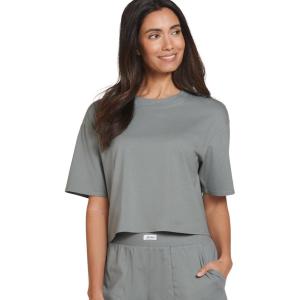 Jockey Women’s Loungewear Cotton Stretch Sleep Crop Top(Pebble)
