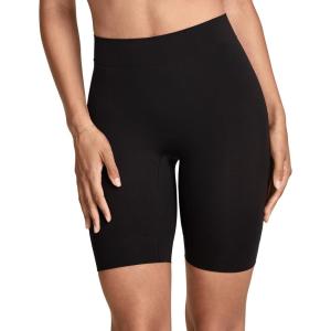 Jockey Women’s Shapewear Skimmies Seamfree Ultralight Smoothing Mid-Thigh Slipshort(Black)