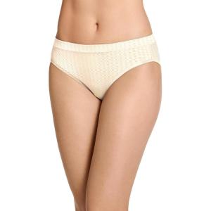Jockey Women’s Underwear Cotton Stretch Hipster(Chevron Sand)
