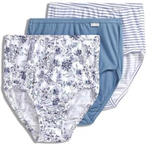 Jockey Women’s Underwear Elance Brief – 3 Pack(Fresh Coast/Montauk Stripe/Paisley Floral)
