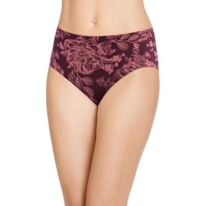 Jockey Women’s Underwear Invisible Edge Microfiber Brief(Luminous Floral)