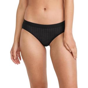 Jockey Women’s Underwear Light & Airy Bikini(Black)