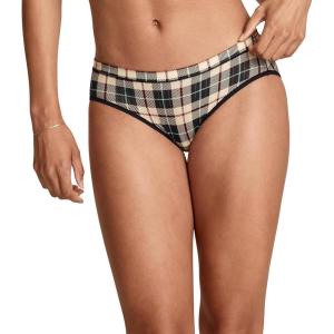 Jockey Women’s Underwear Light & Airy Bikini(Cozy Bay Plaid)