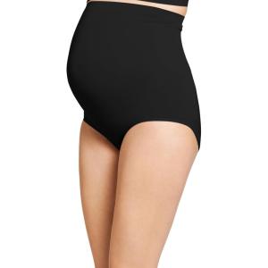Jockey Women’s Underwear Maternity Over the Belly Brief(Black)