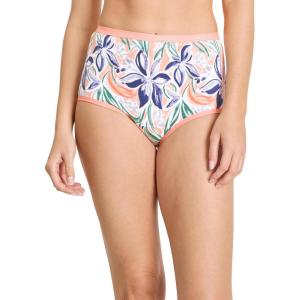 Jockey Women’s Underwear Worry Free Cotton Stretch Moderate Absorbency Brief(Painted Elegance)