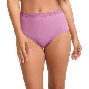 Jockey Women’s Underwear Worry Free Microfiber Moderate Absorbency Brief(Beloved)