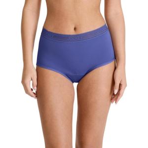 Jockey Women’s Underwear Worry Free Microfiber Moderate Absorbency Brief(Future Dusk)