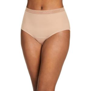 Jockey Women’s Underwear Worry Free Microfiber Moderate Absorbency Brief(Light)