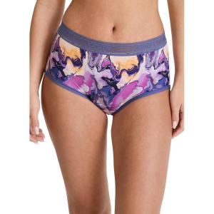 Jockey Women’s Underwear Worry Free Microfiber Moderate Absorbency Brief(Marvelous Marble)