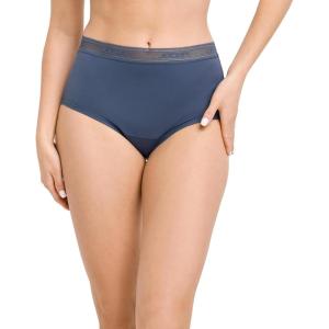 Jockey Women’s Underwear Worry Free Microfiber Moderate Absorbency Brief(Nocturne Blue)