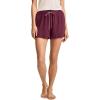 imageJockey Womens Loungewear Soft Touch Luxe Modal ShortBlack Currant