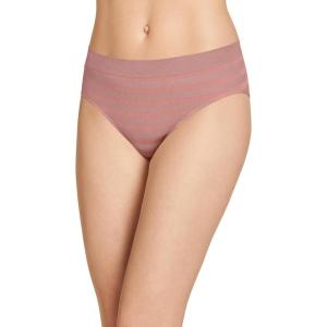Jockey Women’s Underwear Matte & Shine Seamfree Hipster(Soft Plum)