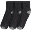 imageJockey Mens Socks Mens Made in America Quarter Socks  3 PackBlack