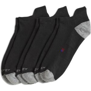 Jockey Men’s Socks Men’s Made in America* Low Cut Socks – 3 Pack(Black)