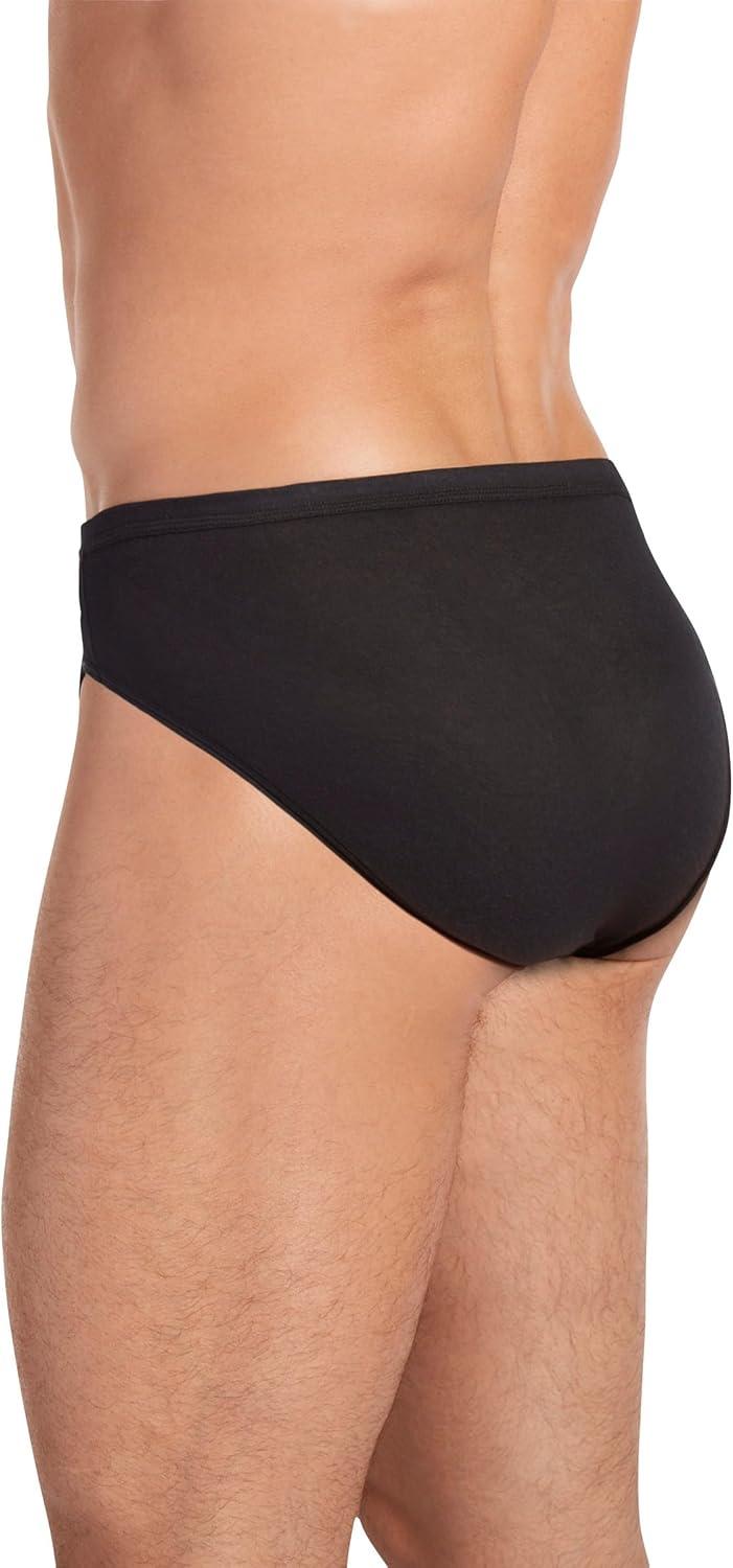 imageJockey Mens Underwear Mens Elance Bikini 6 PackBlack