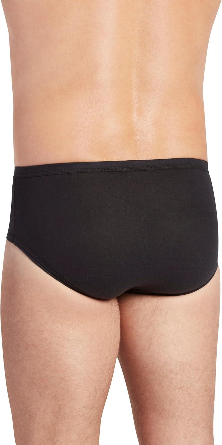 imageJockey Mens Underwear Mens Elance Poco Brief 6 PackBlack