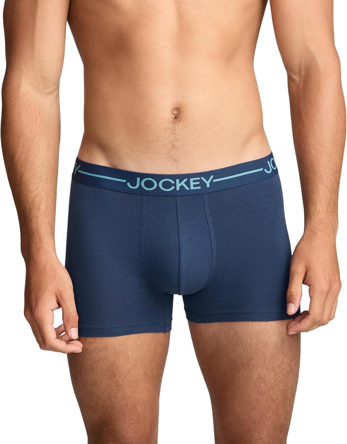 imageJockey Mens Underwear Organic Cotton Stretch 4 Trunk 3 PackNocturne Cove