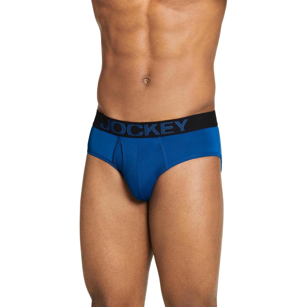 imageJockey Mens Underwear RapidCool BriefVibrant Blue