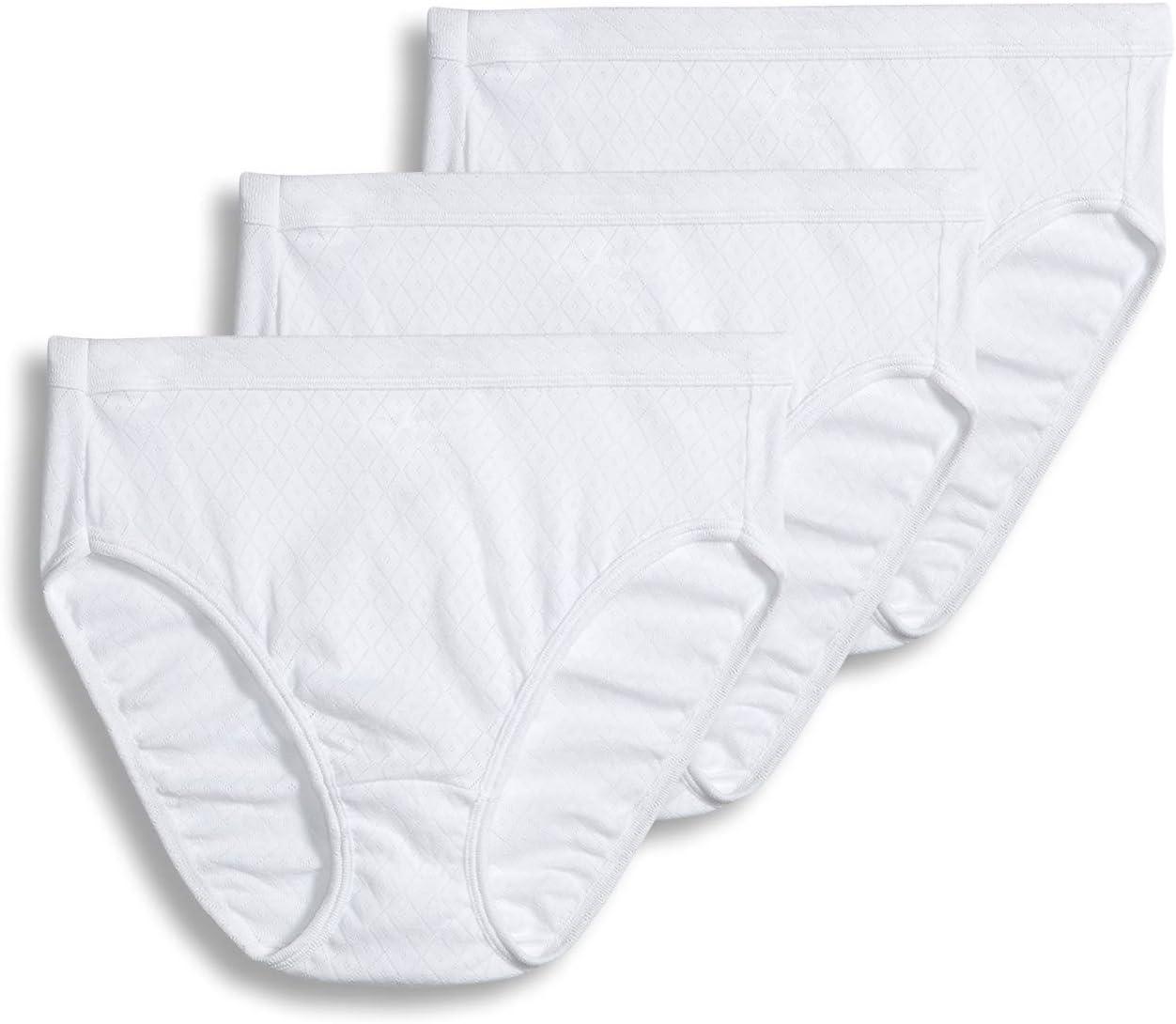 imageJockey Womens Underwear Elance Breathe French Cut 3 PackWhite
