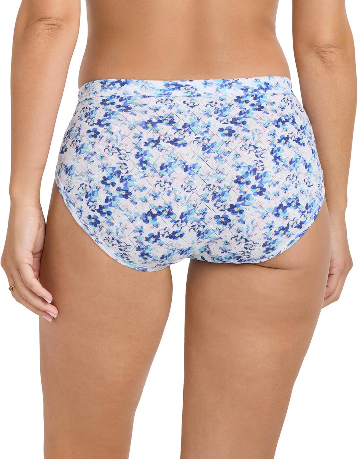 imageJockey Womens Underwear Elance Breathe Hipster 3 PackFuture DuskHarmonious FloralPink Opal