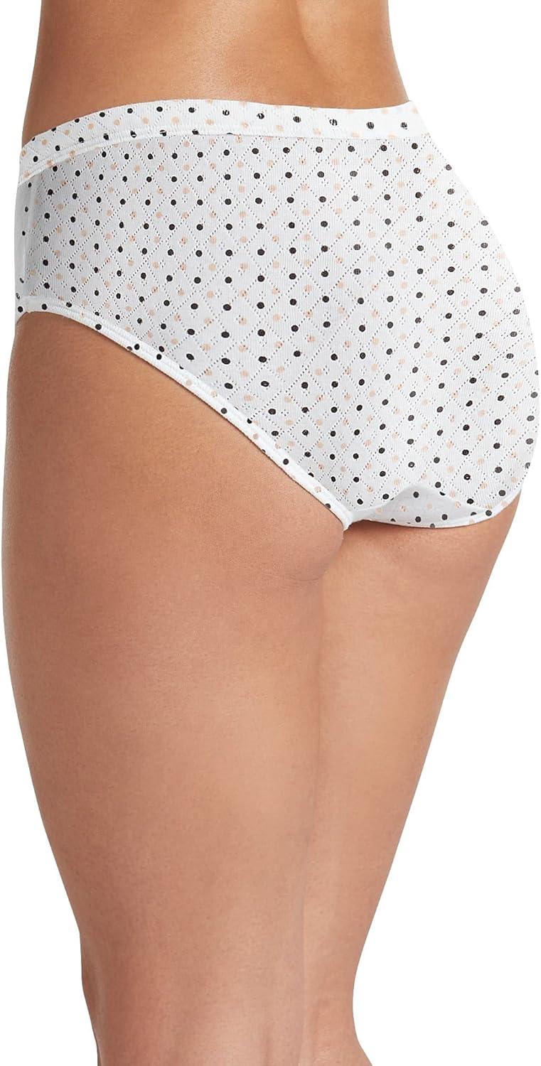 imageJockey Womens Underwear Elance Breathe Hipster 3 PackLightSimple DotBlack