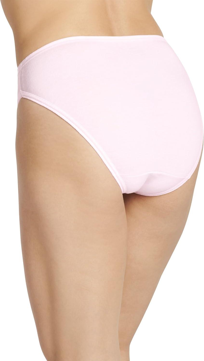 imageJockey Womens Underwear Plus Size Elance French Cut 6 PackIvoryLightPink Shadow