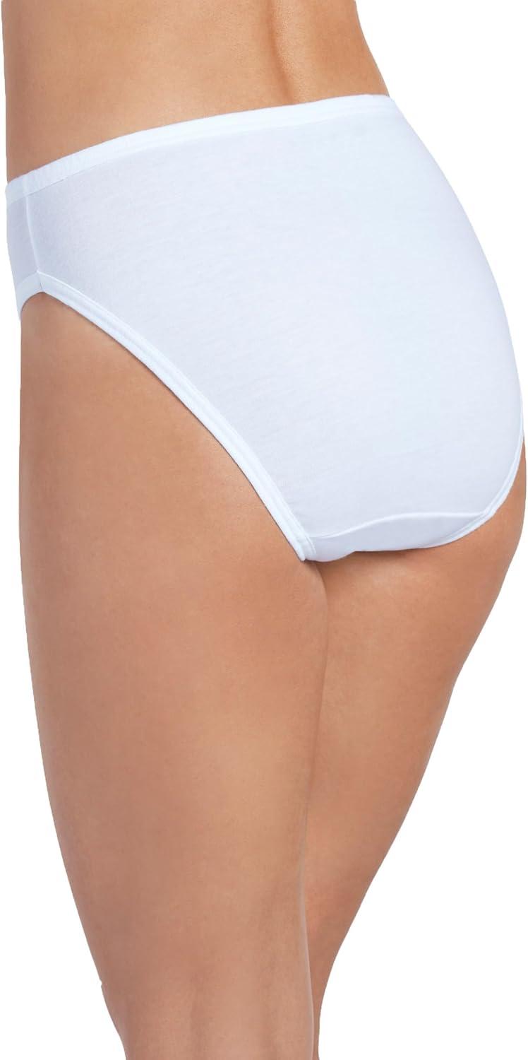 imageJockey Womens Underwear Plus Size Elance French Cut 6 PackWhite