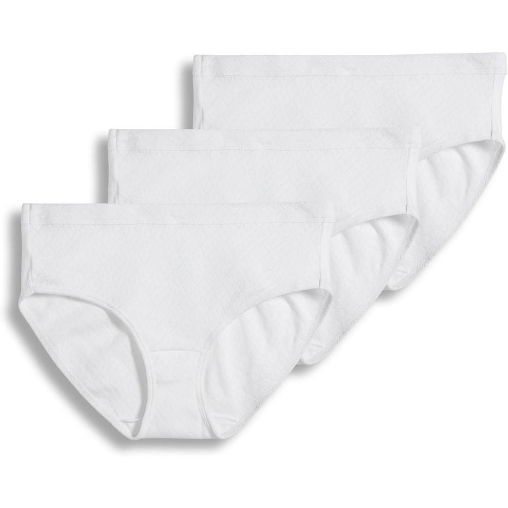 imageJockey Womens Underwear Elance Breathe Hipster 3 PackWhite