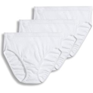 Jockey Women’s Underwear Elance Breathe French Cut – 3 Pack(White)