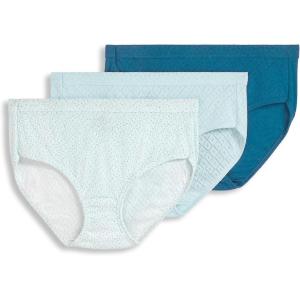 Jockey Women’s Underwear Elance Breathe Hipster – 3 Pack(Really Teal/Blue Melody Dot/Echo Blue)
