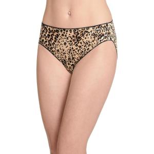 Jockey Women’s Underwear No Panty Line Promise Tactel Bikini(Iconic Cheetah)