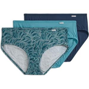 Jockey Women’s Underwear Supersoft Hipster – 3 Pack(Blue Plume)