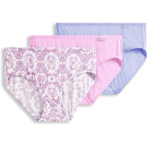 Jockey Women’s Underwear Supersoft Hipster – 3 Pack(Crafted Damask)