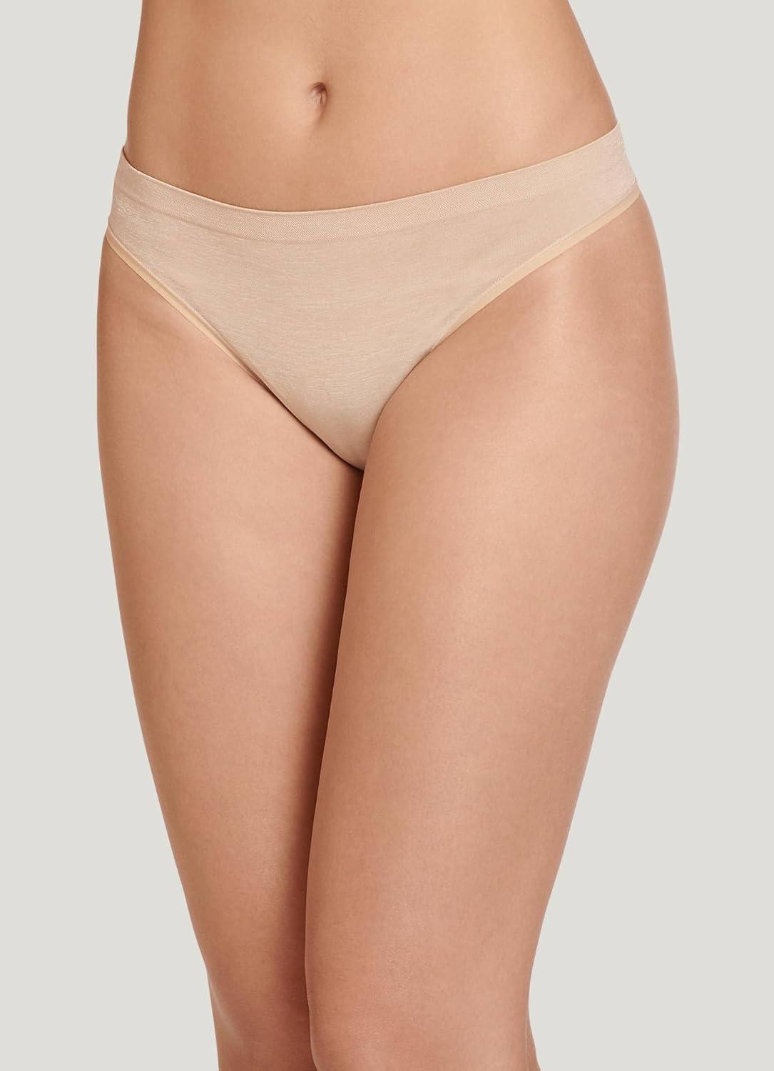 imageJockey Womens Underwear Smooth amp Shine Seamfree Thong