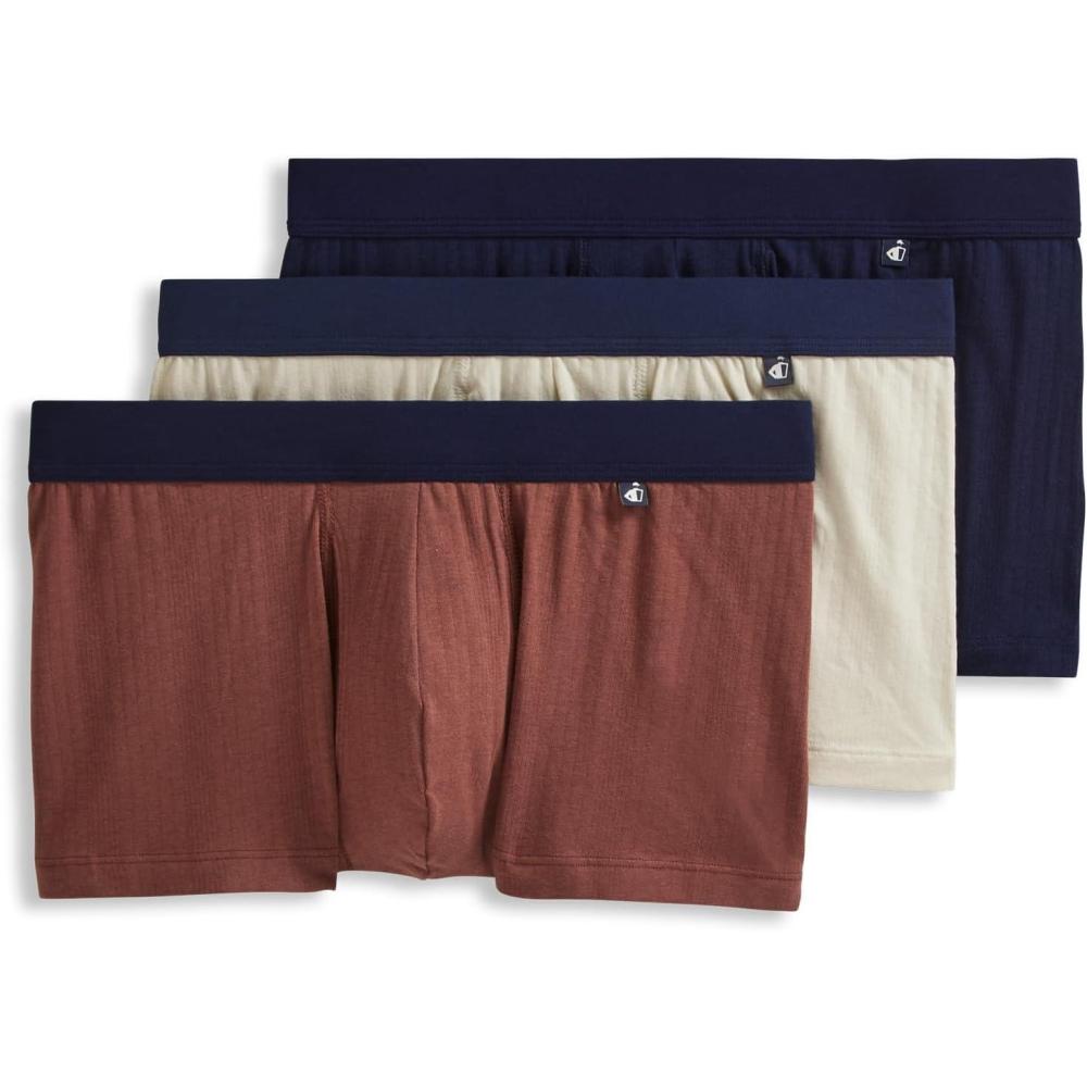 imageJockey Mens Underwear Hypersoft 360 3 Trunk 3 PackSandy Shore