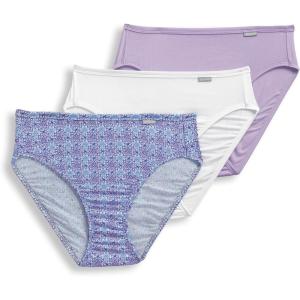 Jockey Women’s Underwear Supersoft French Cut – 3 Pack(Crochet Tile/Soft Lilac/White)