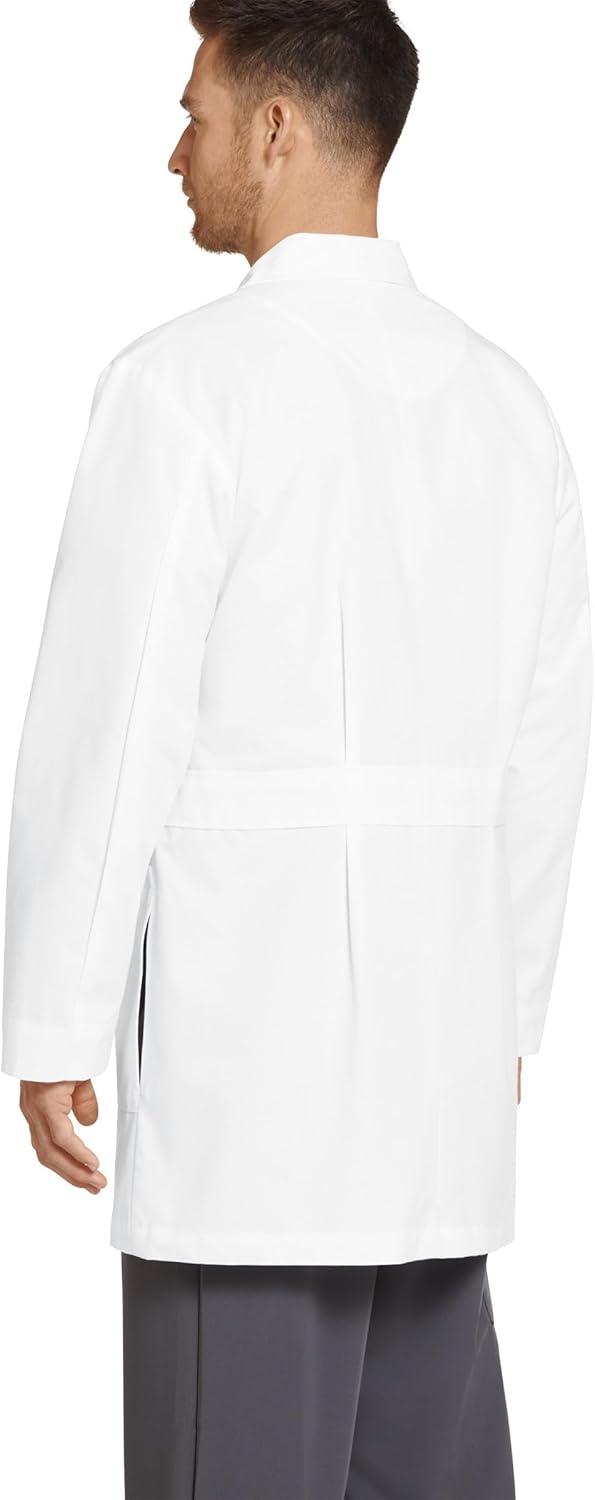 imageJockey Womens Scrubs 34 Unisex Scrub Lab CoatWhite