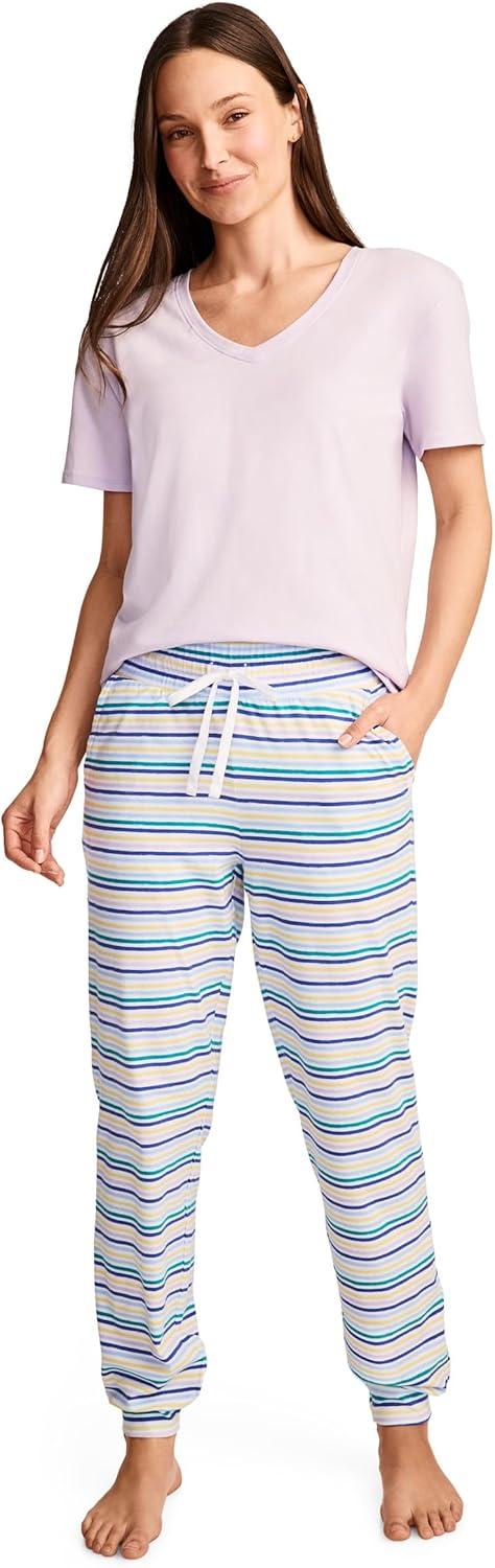 imageJockey Womens Sleepwear Organic Cotton Stretch JoggerPunchline