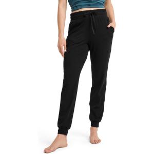 Jockey Women’s Sleepwear Organic Cotton Stretch Jogger(Black)