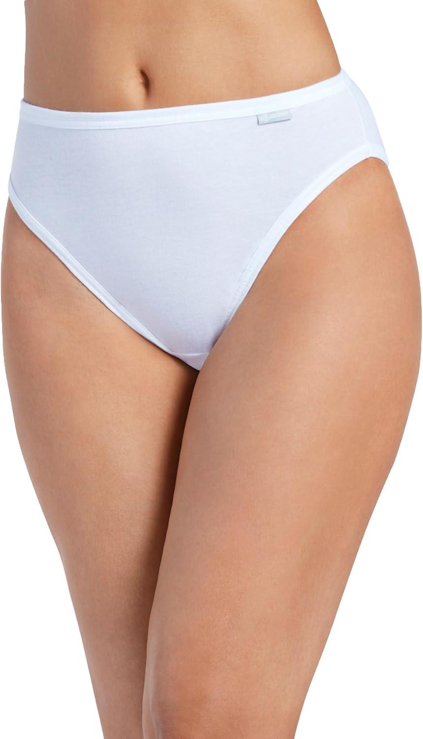 imageJockey Womens Underwear Plus Size Elance French Cut 3 PackWhite 3pack